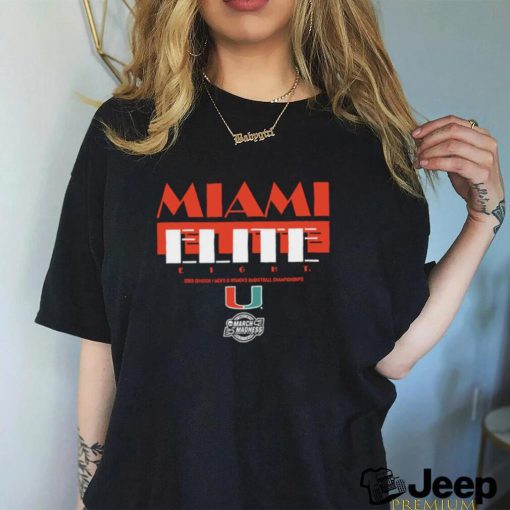 Miami Hurricanes 2023 Elite Eight Men’s Basketball March Madness shirt