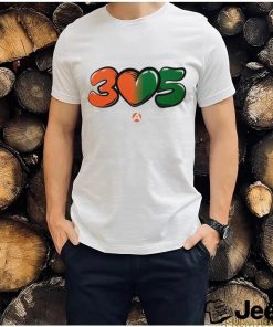 Miami Hurricanes 3 love 5 305 shirt