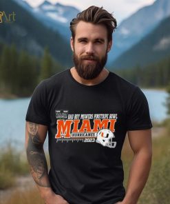 Miami Hurricanes Football 2023 First Responder Bowl Bound Shirt