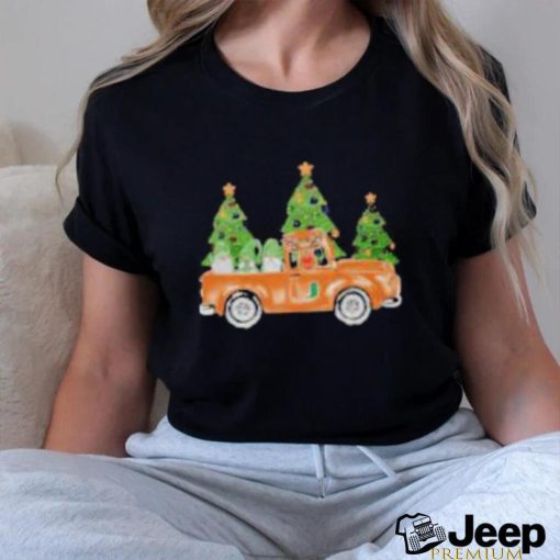 Miami Hurricanes Happy Christmas Wonderful Time Of The Year 2023 T Shirt