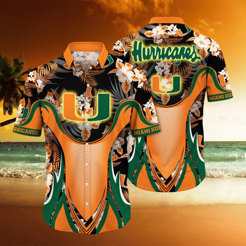 Vintage NCAA Miami Hurricanes Baseball Jersey Palm Tree Gift For Dad