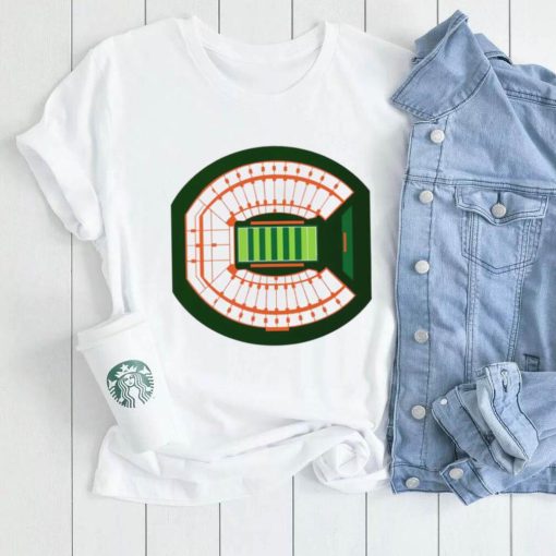 Miami Hurricanes OB Layout Stadium shirt