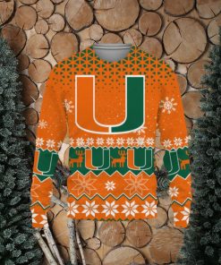 Miami Hurricanes Sports Football American Ugly Christmas Sweater