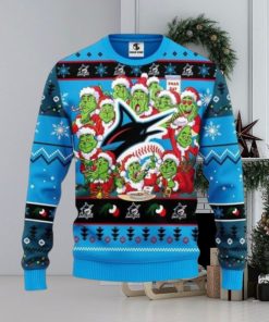 Miami Marlins 12 Grinch Xmas Day Ugly Sweater Christmas