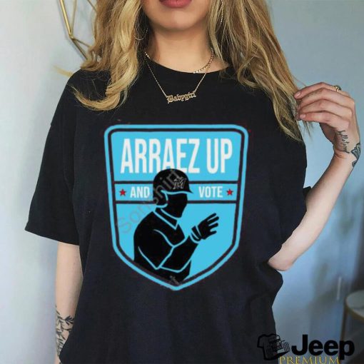 Miami Marlins Arraez Up And Vote Shirts