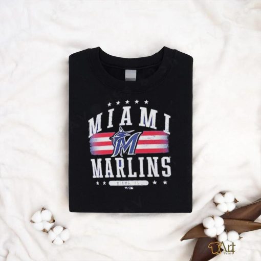 Miami Marlins Fanatics Branded Americana Team T shirt