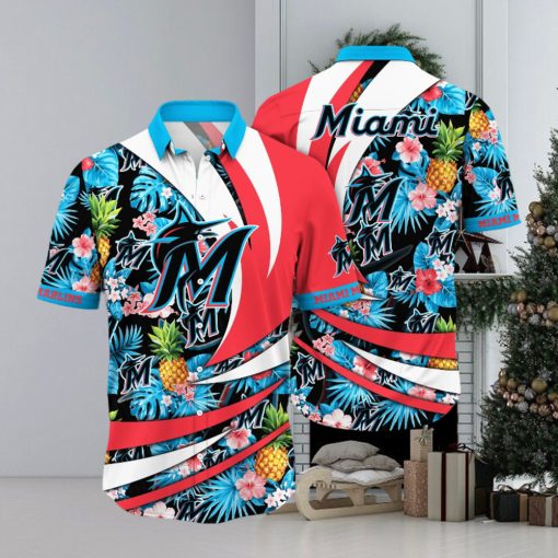 Miami Marlins MLB Hawaiian Shirt Heat Aloha Shirt