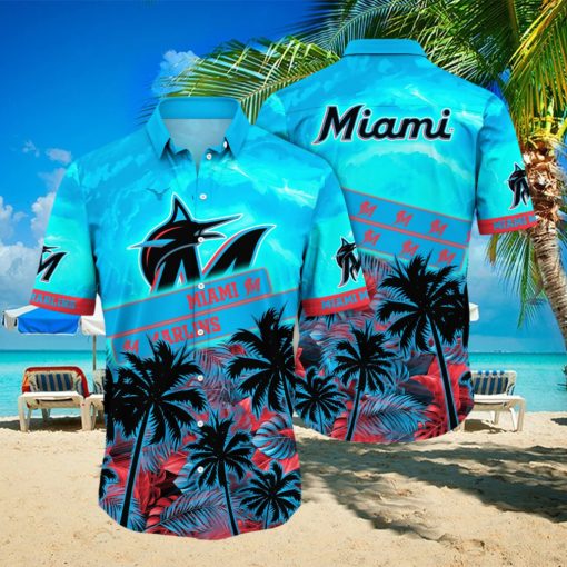 Miami Marlins MLB Hawaiian Shirt Lagoon Aloha Shirt