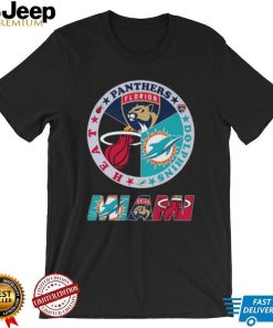 Miami Sports Panthers Dolphins And Heat City Of Champions Shirt