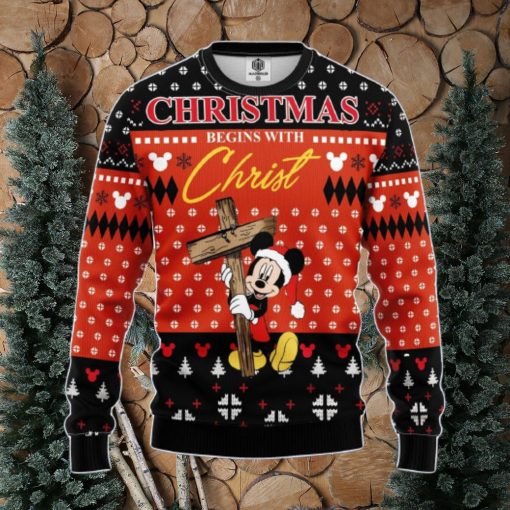 Mice Christ Amazing Gift Ugly Christmas 3D Sweater Christmas Gift For Men And Women