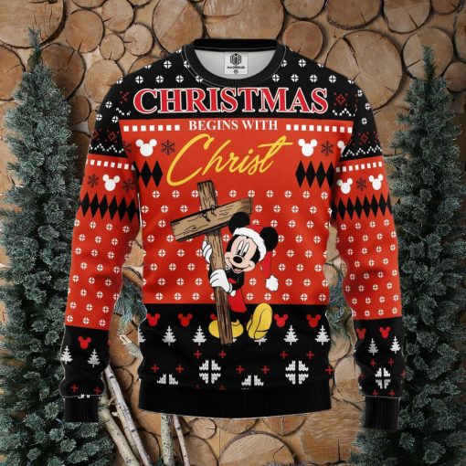 Mice Christ Ugly Christmas Sweater For Men Women