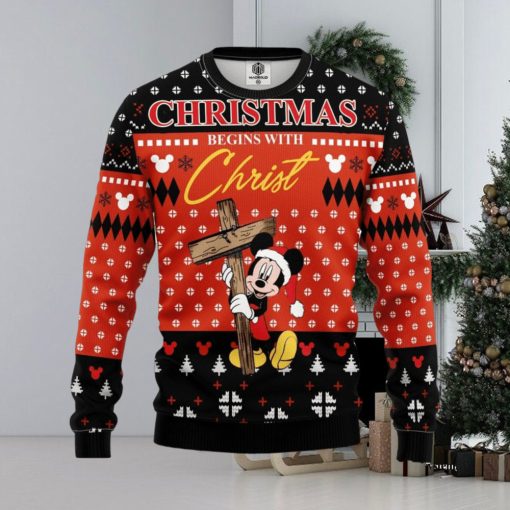 Mice Christ Ugly Christmas Sweater