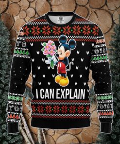 Mice Explain Amazing Gift Ugly Christmas 3D Sweater Christmas Gift For Men And Women