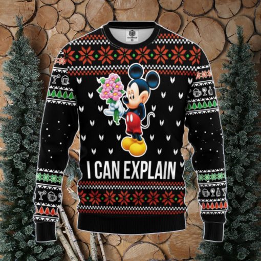 Mice Explain Amazing Gift Ugly Christmas 3D Sweater Christmas Gift For Men And Women