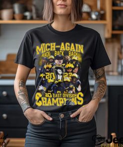 Mich Again Back To Back To Back Big East Division Champions T Shirt