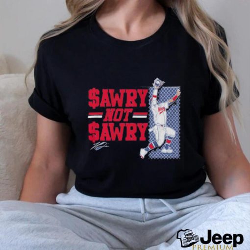 Michael Harris II Sawry Not Sawry Catch ATL MLBPA take a ball signature shirt