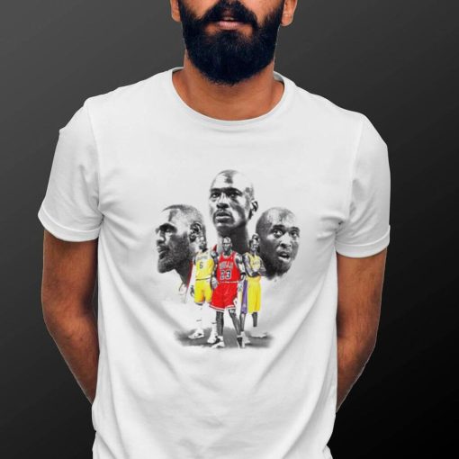 Michael Jordan Kobe Bryant Lebron James vintage shirt