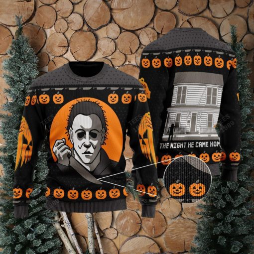 Michael Myers Halloween Ugly Sweater Christmas