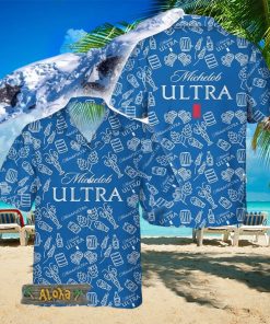 Michelob ULTRA Doodle Art Hawaiian Shirt For Men And Women Gift Hawaiian Beer