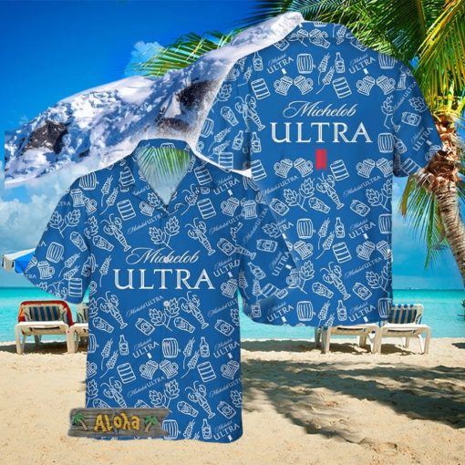 Michelob ULTRA Doodle Art Hawaiian Shirt For Men And Women Gift Hawaiian Beer