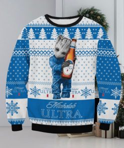 Michelob Ultra Baby Groot Ugly Christmas Sweater