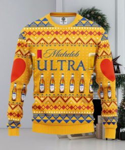 Michelob Ultra Beer Merry Xmas AOP Print Christmas Ugly Sweater For Men Women