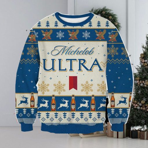 Michelob Ultra For Christmas Gifts 3D Printed Ugly Christmas Sweater