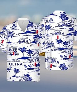 Michelob Ultra Hawaiian Shirt Beach Pattern Gift For Beer Lovers