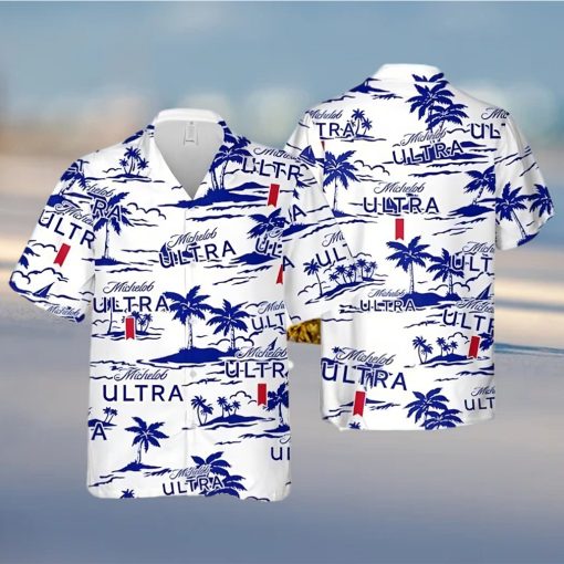 Michelob Ultra Hawaiian Shirt Beach Pattern Gift For Beer Lovers