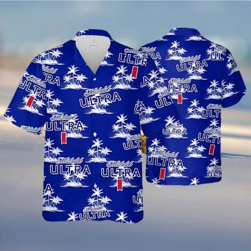 Michelob Ultra Hawaiian Shirt Island Pattern Beach Lovers Gift