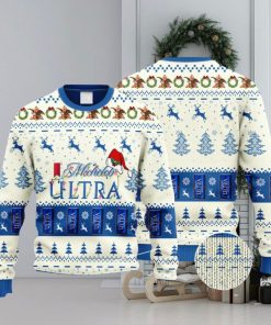 Michelob Ultra Santa Hat Christmas For Christmas Gifts Ugly Christmas Holiday Sweater