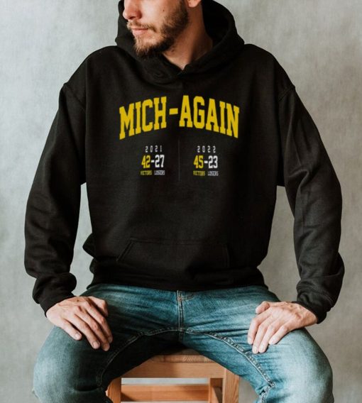 Michigan Football 2022 Mich Again Victors Championship Shirt