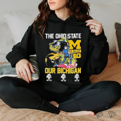 Michigan Football The Ohio State Go Blue B1G Our Bichigan Shirt