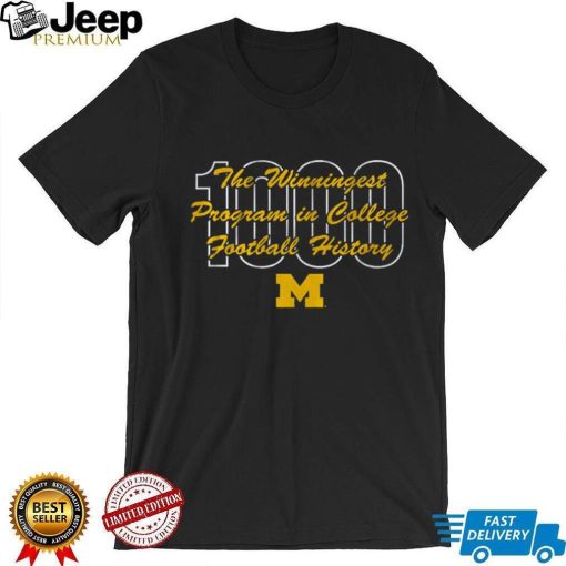 Michigan Football Winningest Program Shirt