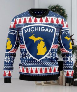 Michigan State Christmas Ugly Christmas Holiday Sweater