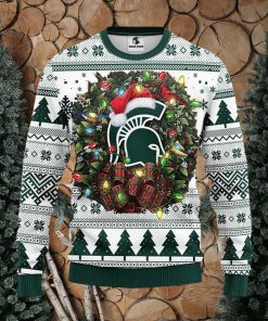 Michigan State Spartans Christmas Ugly Sweater