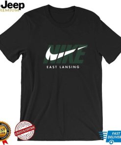 Michigan State Spartans East Lansing Black City 3.0 T Shirt