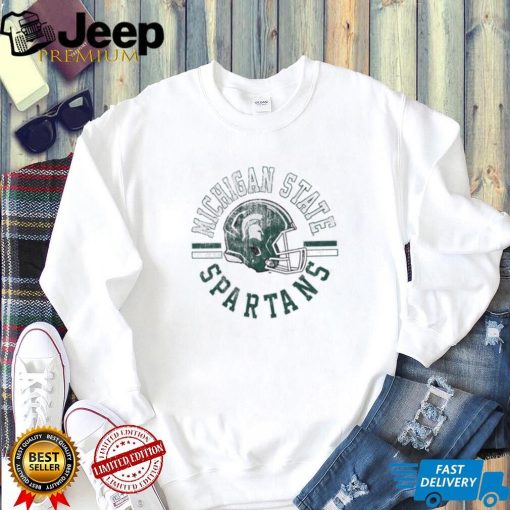 Michigan State Spartans Helmet Arch T Shirt