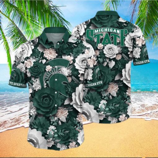 Michigan State Spartans NCAA Flower Hawaii Shirt