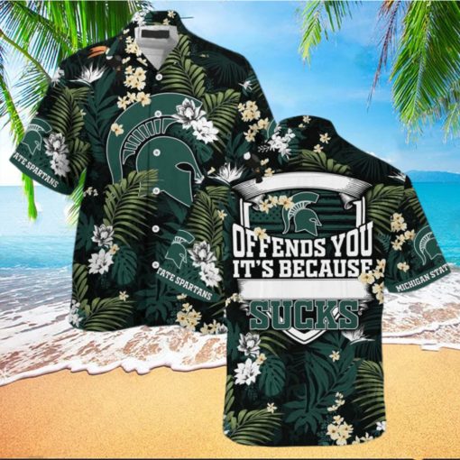 Michigan State Spartans Summer Hawaiian Shirt