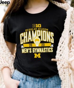 Michigan Wolverines 2023 Big Ten Men’s Gymnastics Regular Season Champions logo shirt