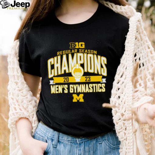 Michigan Wolverines 2023 Big Ten Men’s Gymnastics Regular Season Champions logo shirt