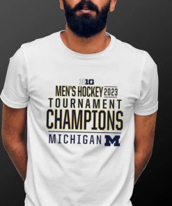 Michigan Wolverines 2023 Big Ten Men’s Ice Hockey Conference Tournament Champions logo hoodie shirt