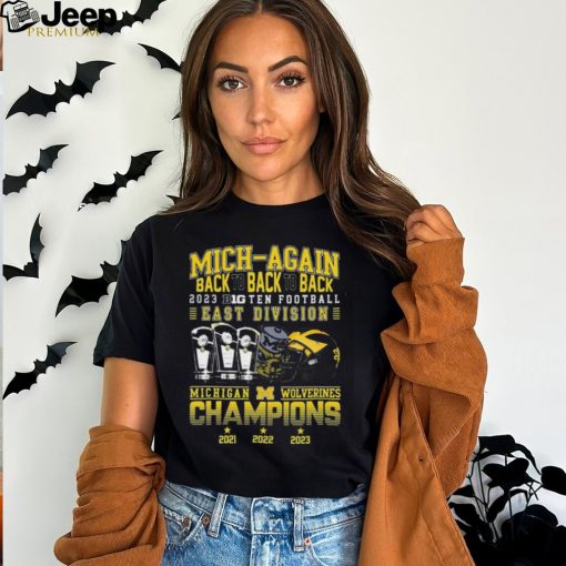 Michigan Wolverines 2023 Champions Big Ten 2021 2023 Shirt