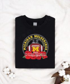 Michigan Wolverines 2024 CFP At The Rose Bowl Game Shirt