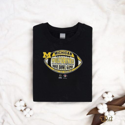 Michigan Wolverines 2024 Football Icon CFP Rose Bowl Bound Shirt