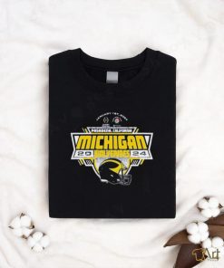 Michigan Wolverines 2024 Generic Helmet CFP Rose Bowl Bound Shirt