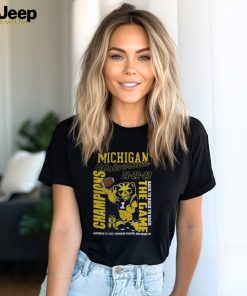 Michigan Wolverines 21 22 23 Back To Back To Back The Game Champions November 25, 2023 Michigan Stadium, Ann Arbor, Mi T Shirt