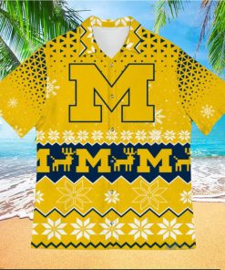 Michigan Wolverines Christmas Hawaiian Shirt