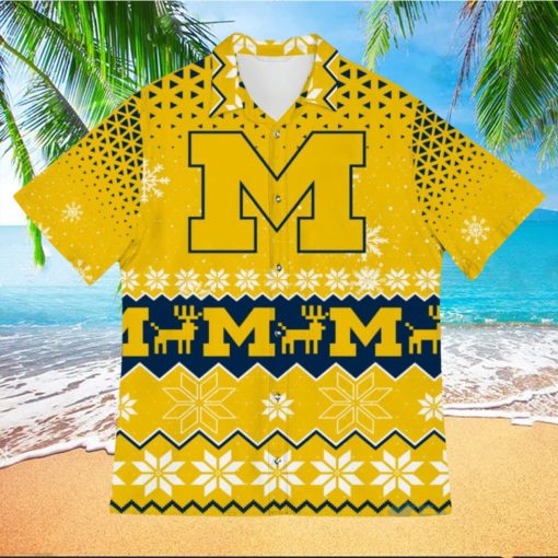 Michigan Wolverines Christmas Hawaiian Shirt